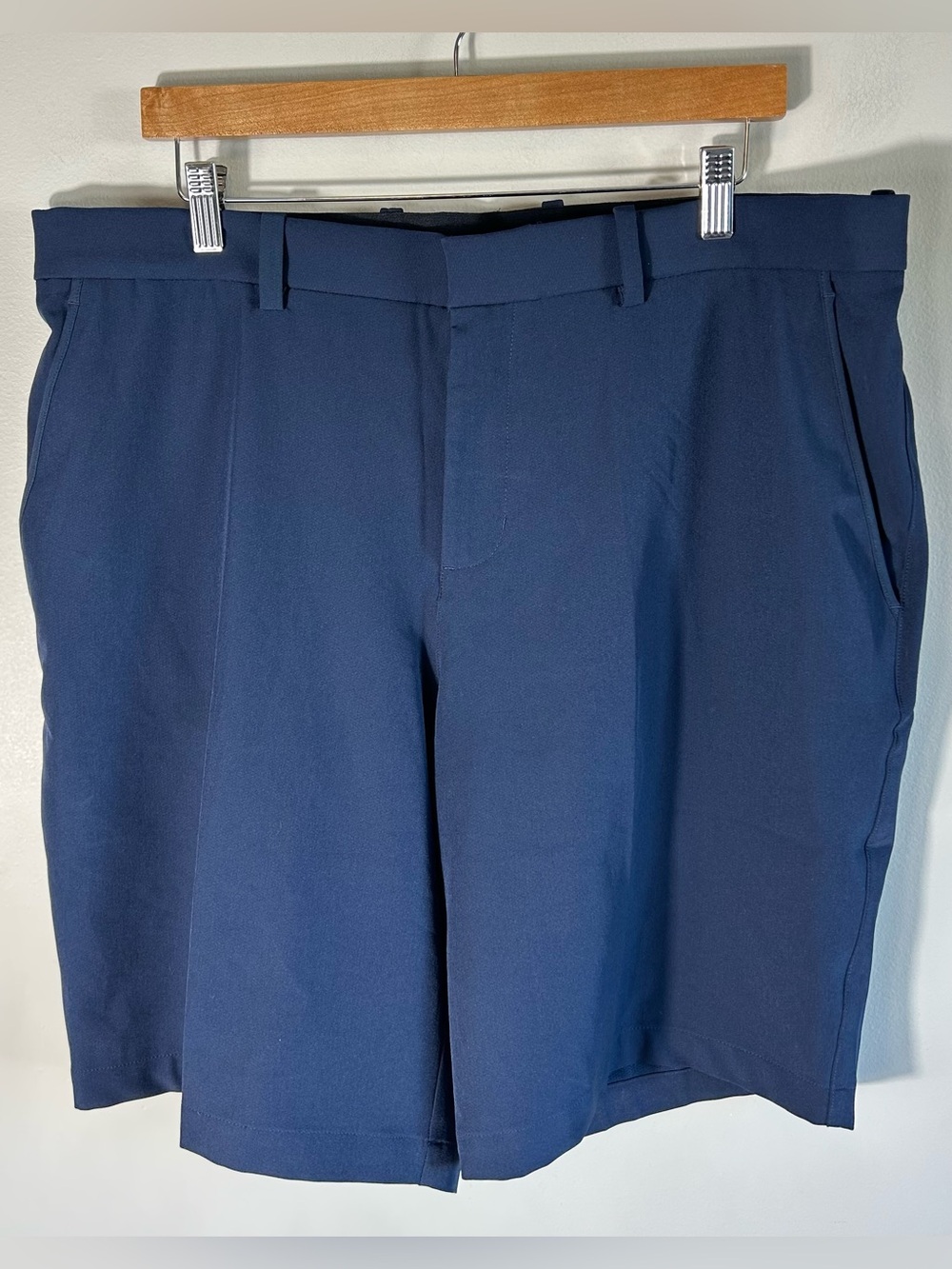 Nike Shorts Mens 38 Navy Dri Fit Hybrid Lightweight Performance Stretch Golf
